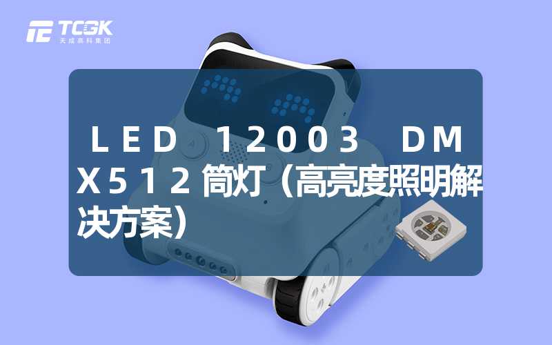 LED 12003 DMX512筒灯（高亮度照明解决方案）